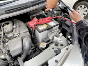 車のバッテリー